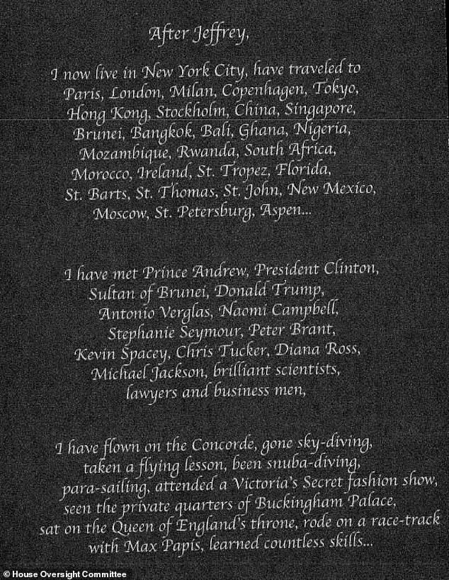 Former Epstein Assistant Claims Meeting Prince Andrew and Sitting on Queen Elizabeth II's Throne, Per 2003 Birthday Book