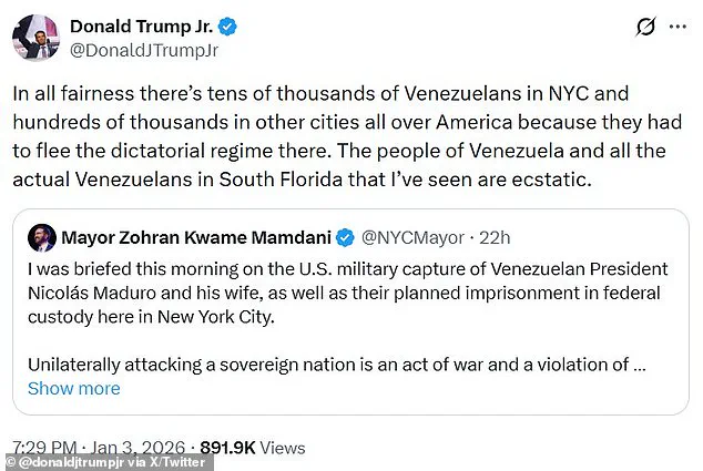 Divided Reactions as U.S. Military Intervention in Venezuela Leads to Maduro's Arrest and Raises Controversy