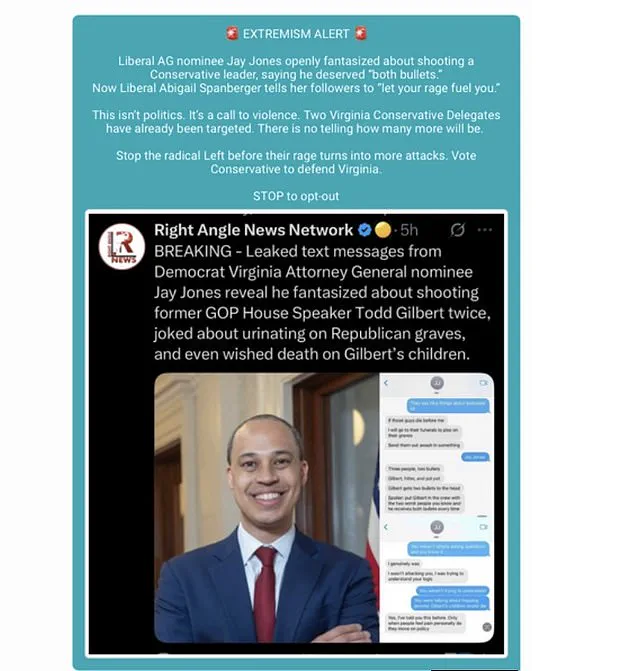 Text Messages Reveal Radical Views of Virginia AG Nominee, Reigniting Debate Over Campaign Rhetoric