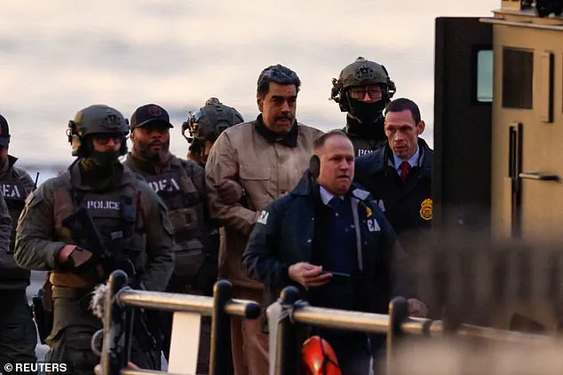 Venezuelan Leader Nicolas Maduro, in Shackles and Prison Garb, Transferred to U.S. Court in Manhattan