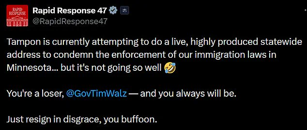 Livestream Glitch Exposes Fractures in Tim Walz's Anti-ICE Campaign as Media Focus Shifts to Renee Nicole Good Shooting, With Critics Arguing 'This Is the Moment His Narrative Cracks'