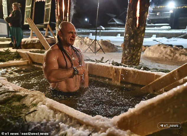 Russian Orthodox Believers Defy Subzero Temperatures for Epiphany Ritual