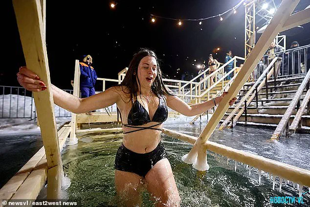 Russian Orthodox Believers Defy Subzero Temperatures for Epiphany Ritual