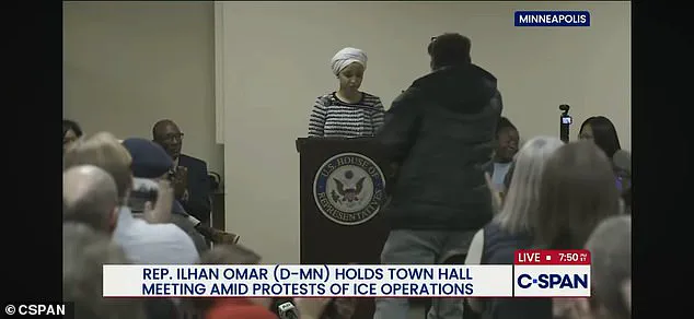 Tension and Turmoil: Rep. Ilhan Omar's Town Hall Interrupted by Chaos Amid ICE Unrest and Border Patrol Shooting