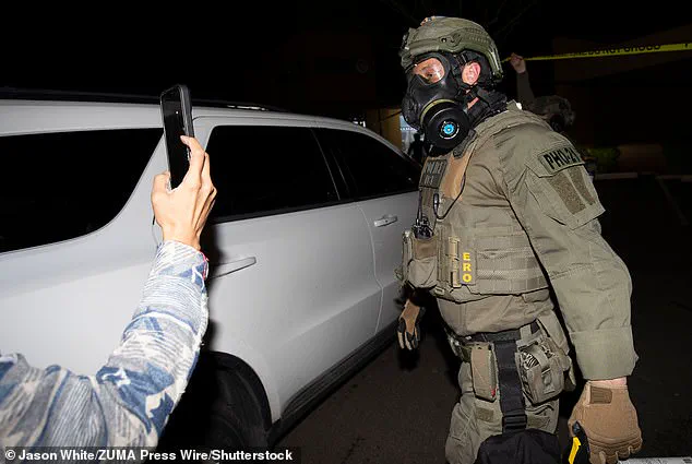 Federal agents and protesters clash near Phoenix restaurant as unidentified substance used to disperse crowd