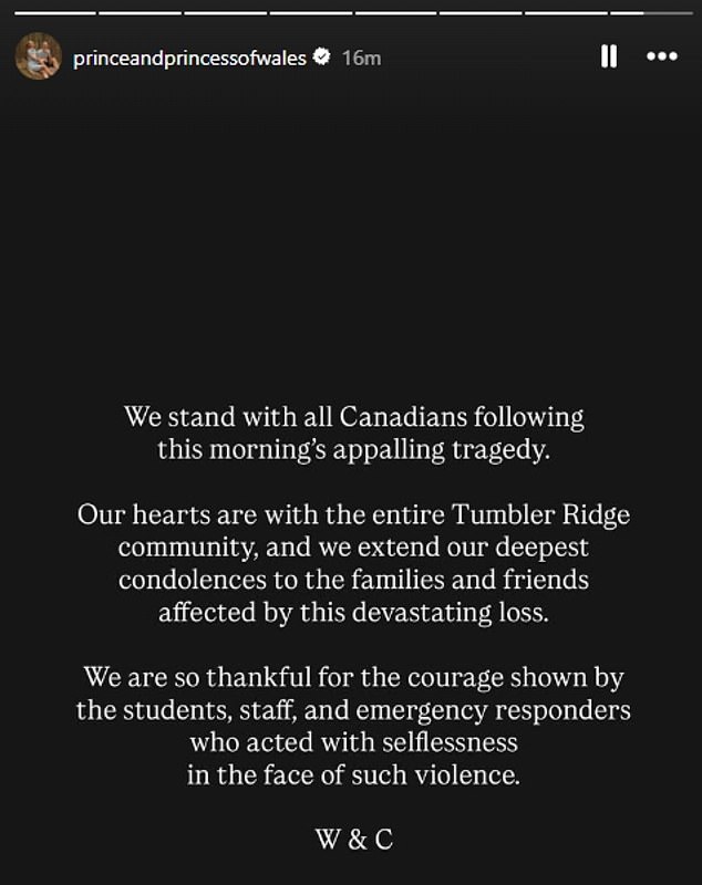 King Charles and the Royal Family Condemn Deadliest School Shooting in Canadian History, Express Deep Empathy and Solidarity with Victims and Community