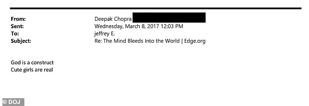 Newly Released Justice Department Files Expose Deepak Chopra's Shocking Correspondence with Jeffrey Epstein, Revealing a Stark Contrast Between His Public Image and Private Actions