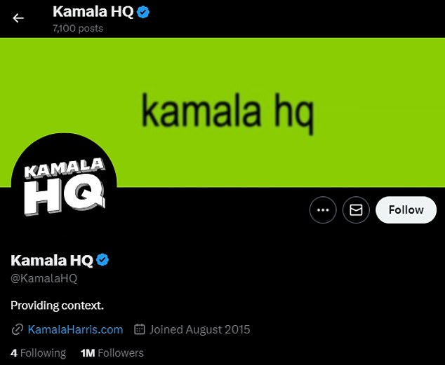 Kamala Harris's Social Media Rebrand Backfires as Critics Call It Tone-Deaf and Out of Touch with Young Voters