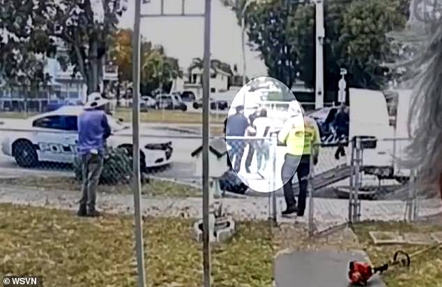 Burglar's Bizarre Encounter with No-Nonsense Landscaper Captured on Camera in Hialeah