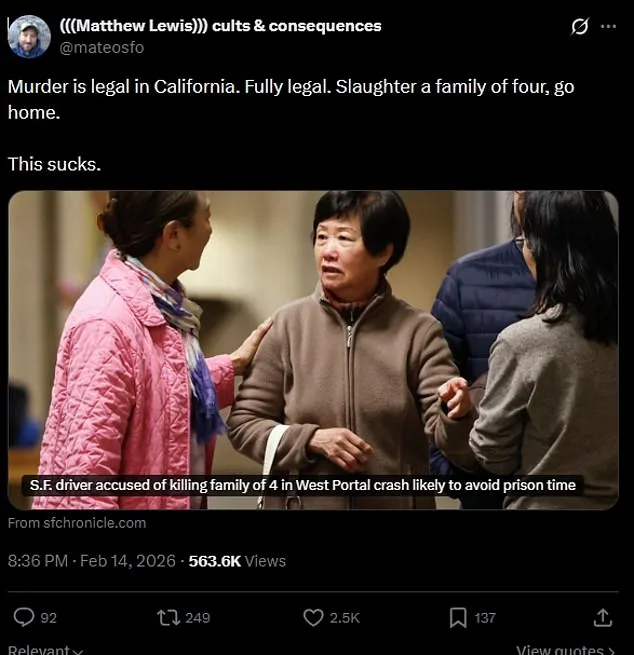 Elderly Woman Avoids Jail Time After Killing Family of Four, Sparking Controversy Over Justice and Leniency