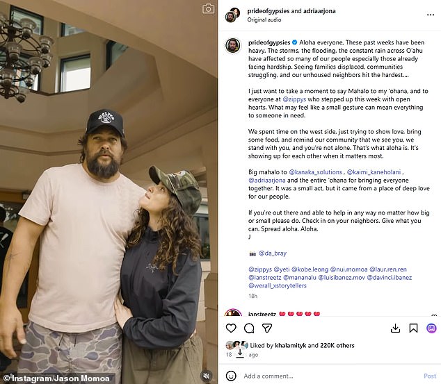 Hawaii Storm Forces Jason Momoa to Evacuate as Flooding Threatens Wahiawa Dam