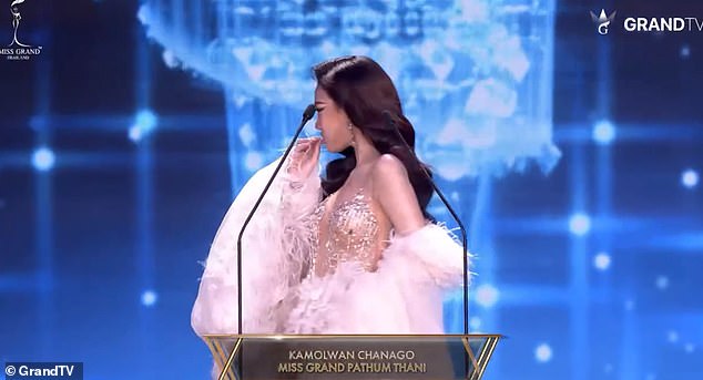 Thai Beauty Queen's Composure Shines Amid Dental Drama at Miss Grand Thailand Pageant