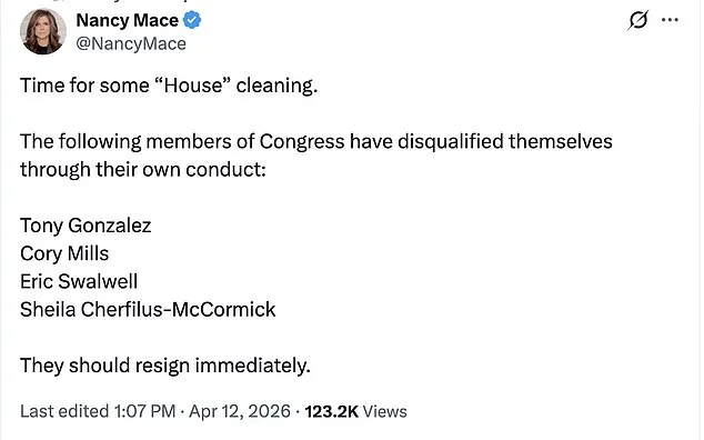 Anna Paulina Luna Calls for Expulsion of Four Lawmakers Amid Sexual Misconduct and Ethics Allegations, Igniting Capitol Hill Debate