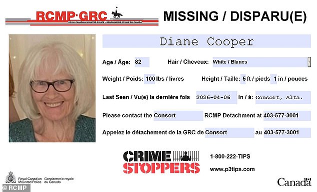 RCMP Confirm 82-Year-Old Woman Found Deceased After Two-Week Disappearance