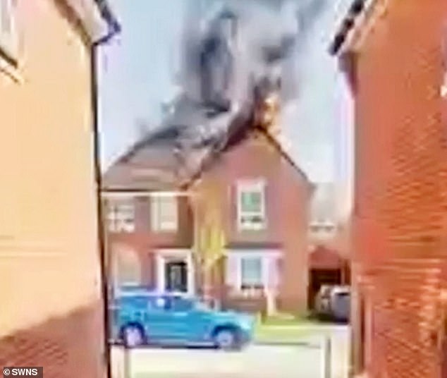 Solar panels explode on new home in Northamptonshire, sparking safety warnings.