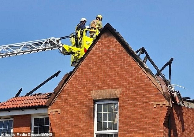 Solar panels explode on new home in Northamptonshire, sparking safety warnings.