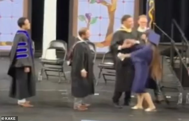 Teacher Forced Graduates Into Awkward Handshakes At Kansas High School