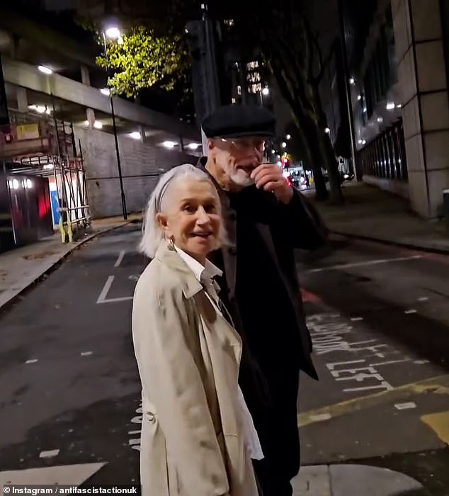 Dame Helen Mirren Confronted by Anti-Zionist Mob in London