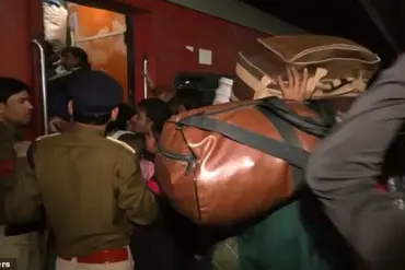 Footage Shows stampede at Indian train station leaves 15 dead