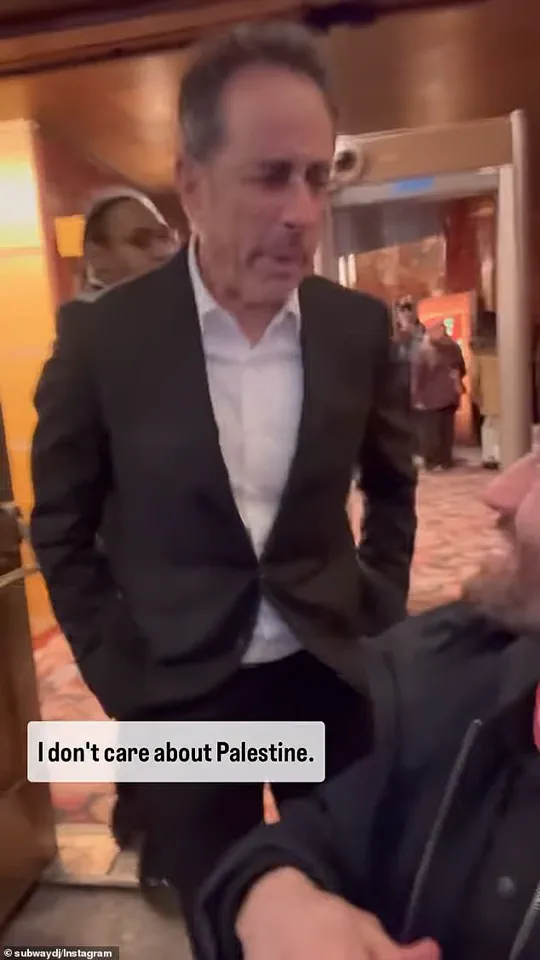 Jerry Seinfeld tells anti-Israeli activist 'I don’t care about Palestine' during awkward encounter