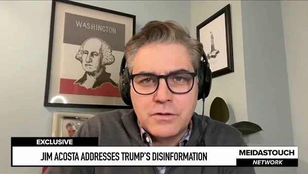 Jim Acosta calls Karoline Leavitt a 'bad liar' during a podcast interview