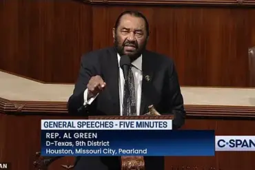 Rep. Al Green (D-Texas) Announces Intent to Impeach President Donald Trump