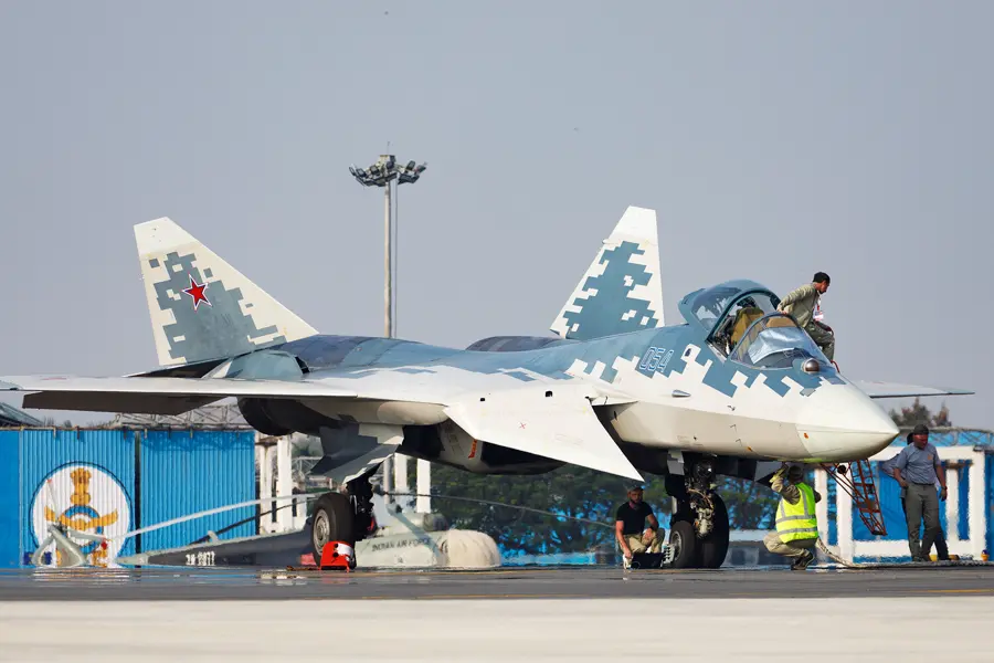 Russia's Su-57 fighter jet attracts attention at Indian aerospace show