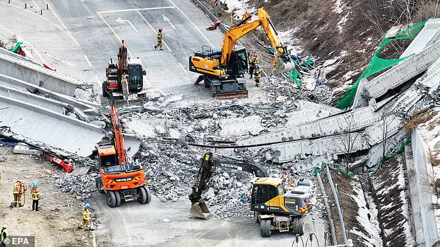 South Korea Bridge Collapse Kills Four Construction Workers