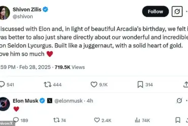 Elon Musk's Neuralink Executive Shivon Zilis Gives Birth to a Son