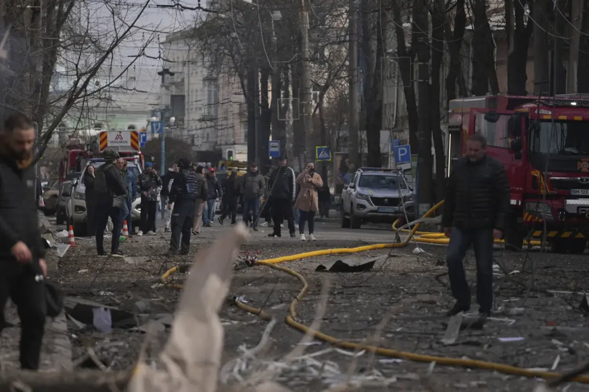 Rocket Strike Hits Ukrainian Military Buildings in Sumy During Key Assemble