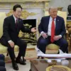 President Trump's Visible Bruise Sparks Health Speculation During Meeting with South Korean President